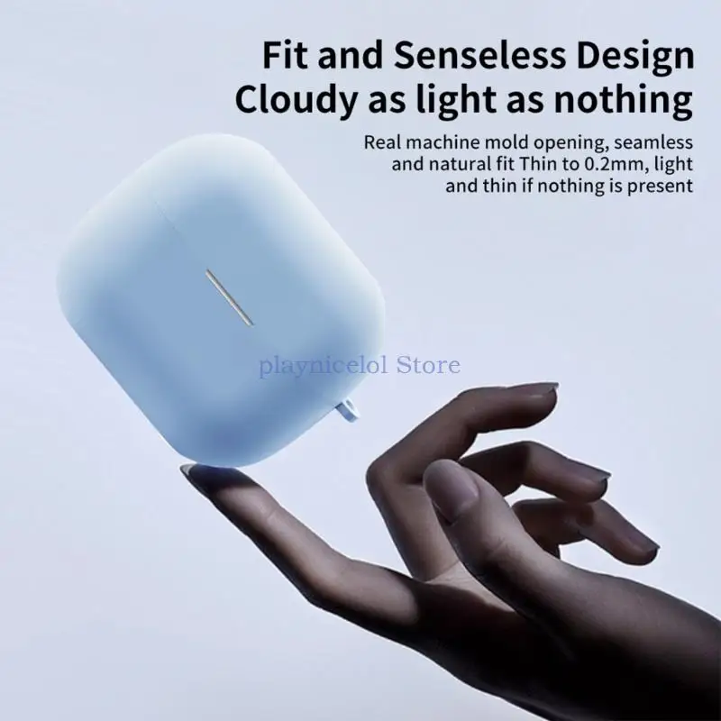 Custodia morbida in silicone per Buds 3 Custodia antiurto Custodia antipolvere Wireless E8BA