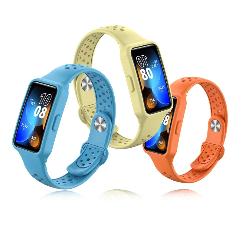 حزام لهواوي باند 89 10 حزام اكسسوارات SmartWatch استبدال حزام الساعات معصمه سيليكون كوريا سوار هواوي باند 7 6