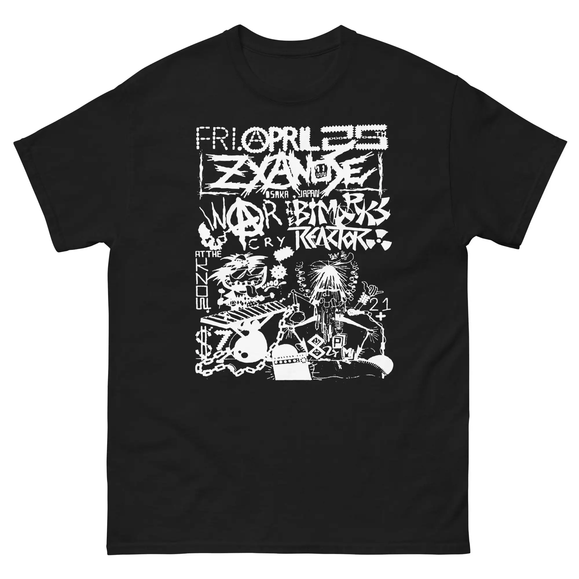 

hardcore punk band Men's classic tee