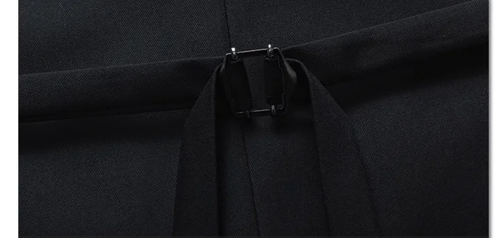 M-7XL Herren Anzugweste Lässige Ärmellose Formelle Business-Jacke Bräutigam-Weste – Detail 6