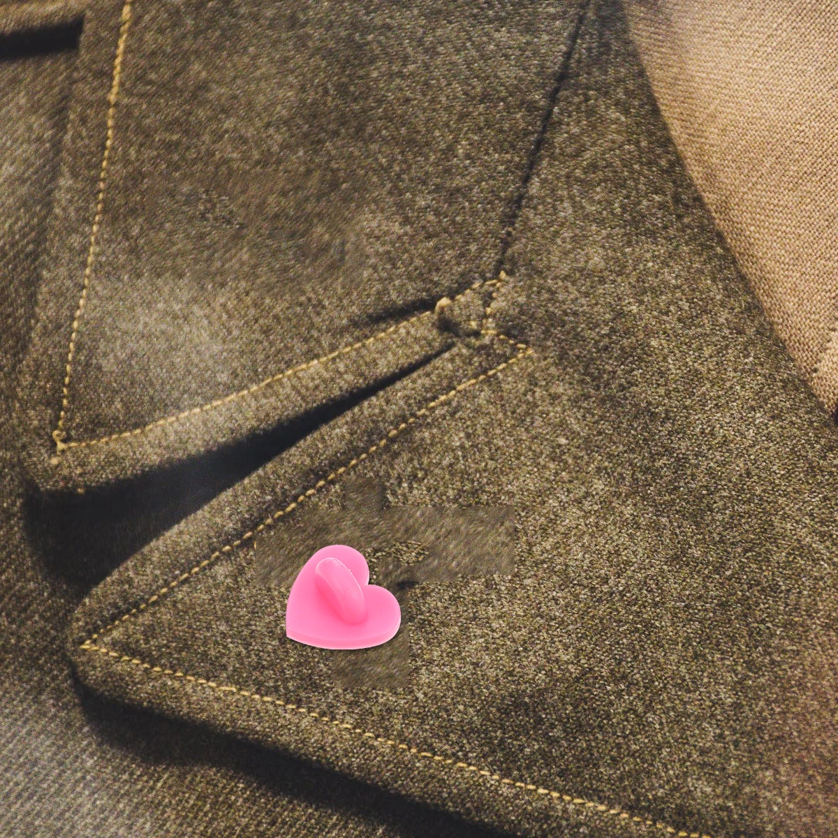 

100 pcs Jewelry Making Craft Buckles Supplies Heart Shaped Pins Brooch Tie Tacks Clasps Heart Shaped Brooch Clasps