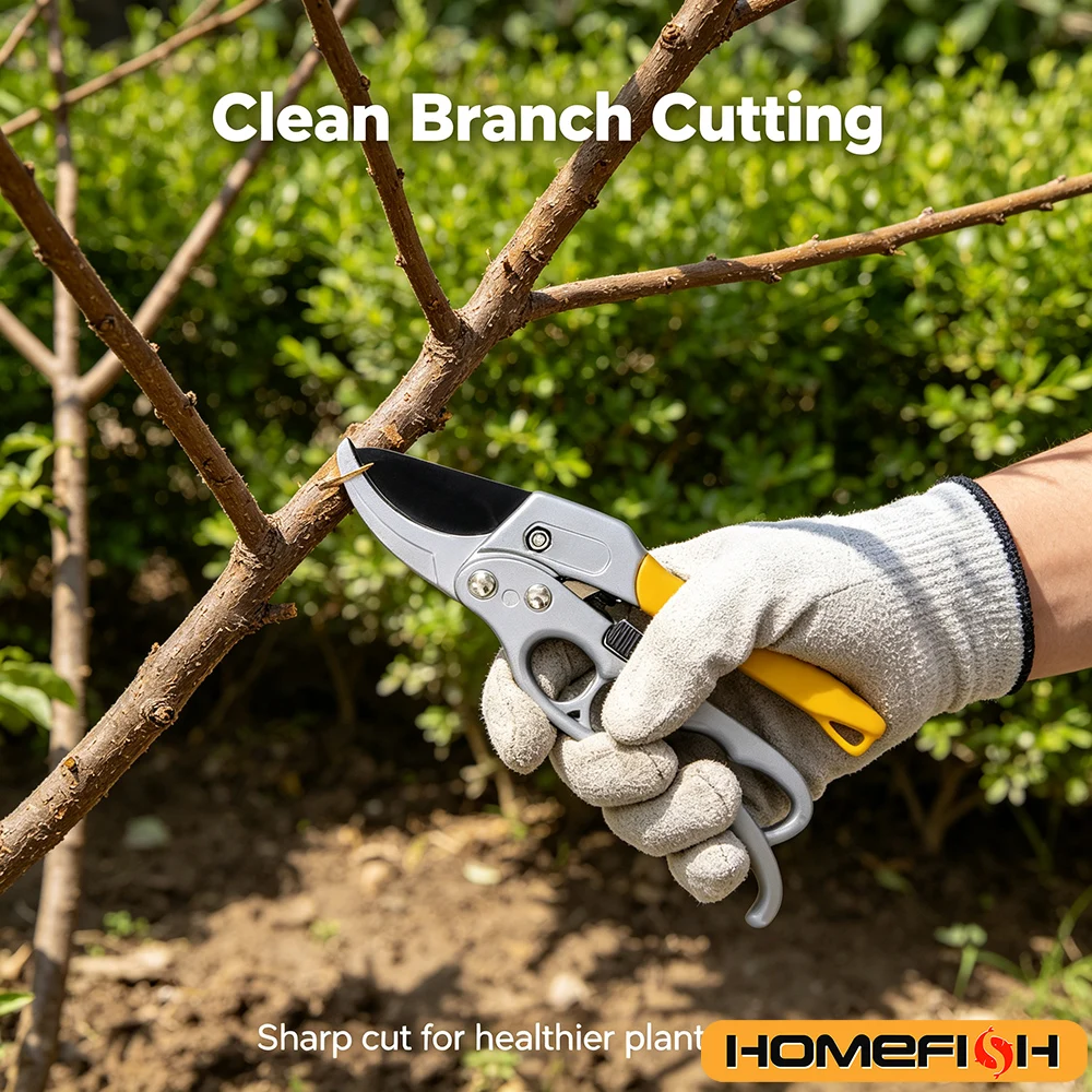 Orchard Pruning Shears with Pulley Lever  Labor-Saving Segmented Cutter Factory Direct for Professional Gardeners