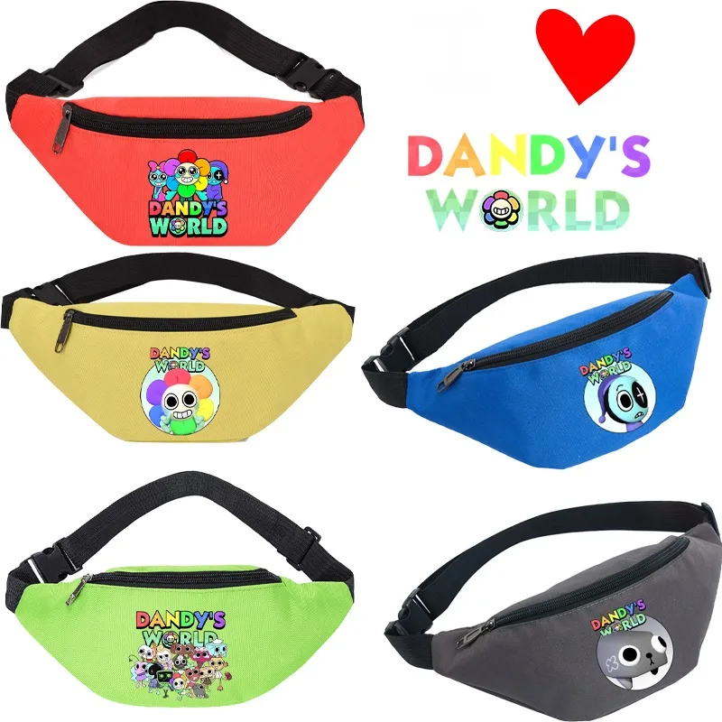 

New Dandy's World Fanny Pack for Women Men Waist Bag Cartoon Pattern Chest Bags Boys Girls Fashion Handbags Birthday Party Gifts