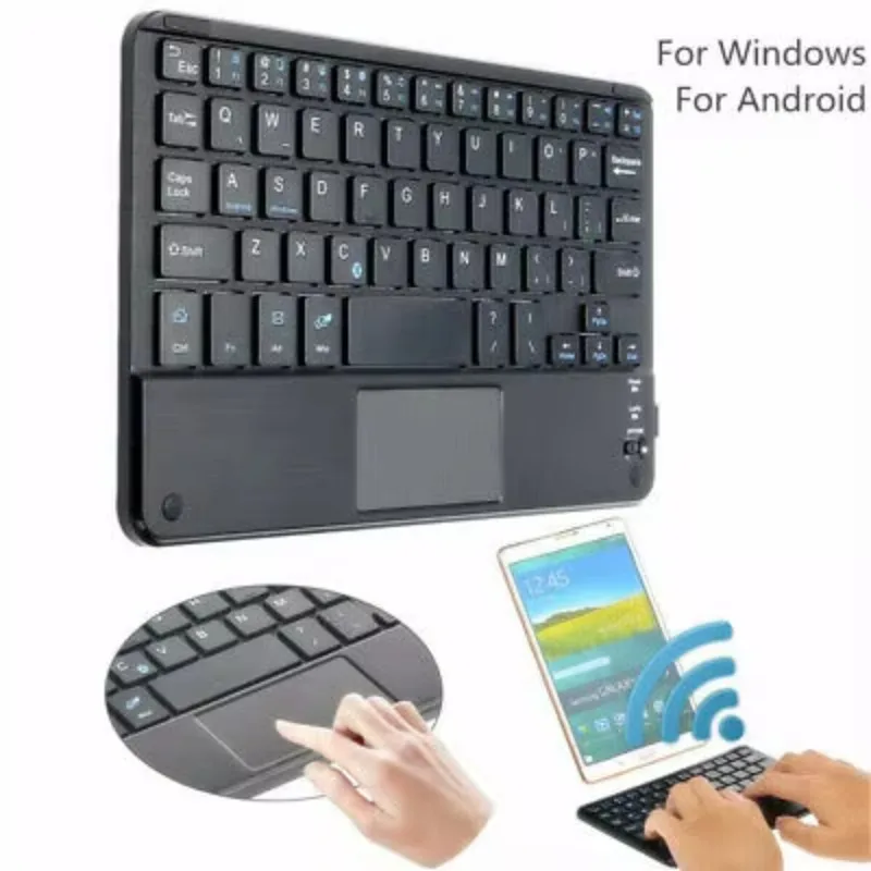 Mini Pocket Size Scissor Rechargeable Portable ultra Slim Folding Keyboard