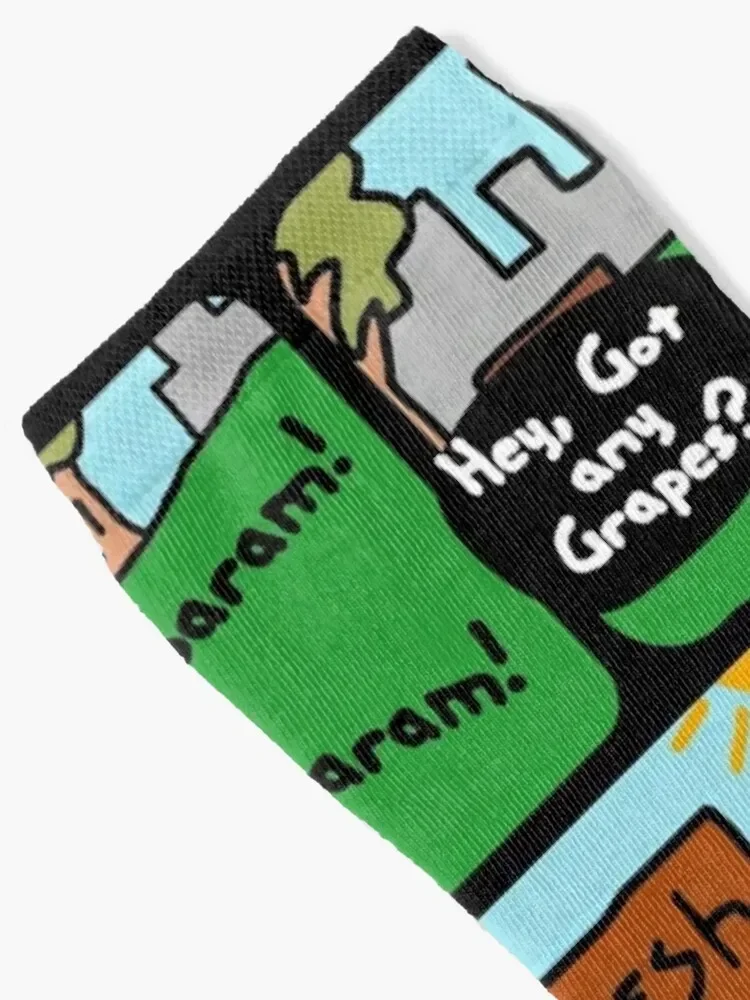 Got Any Grapes - The Duck Song Socks cartoon kids Stockings compression Stockings Men Socks Luxury Brand Women's