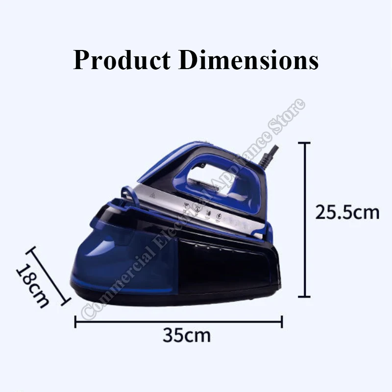 Steam Iron Large Capacity Water Tank Home Portable Steam Iron Adjustable Temperature Iron Compact Lightweight Steam Iron