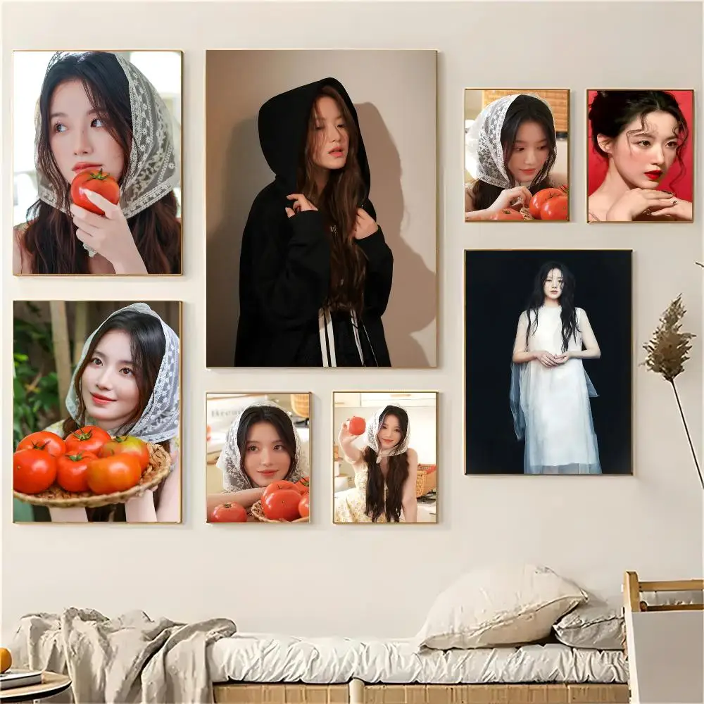 Idle Y-yeh Shu Hua Poster Self-adhesive Living Room Bedroom Party Bar Decor Moisture-proof Fade-resistant HD