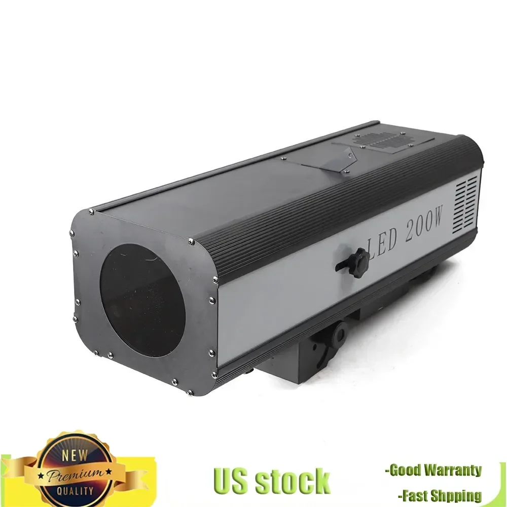 

Bymaocar AC 110 В-220 В прожектор с ручным управлением с регулируемой диафрагмой и высокоэффективным вентилятором для сценического освещения для вечеринок, театра, 200 Вт