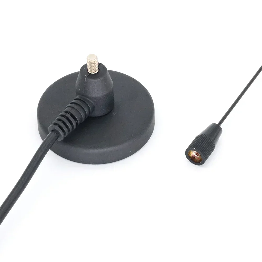 MC-100 4 meter RG58 PL259 UHF Connector Magnetic Base Mount Cable Mobile Car Radio Antenna For KENWOOD YAESU ICOM for TM-261 FT-