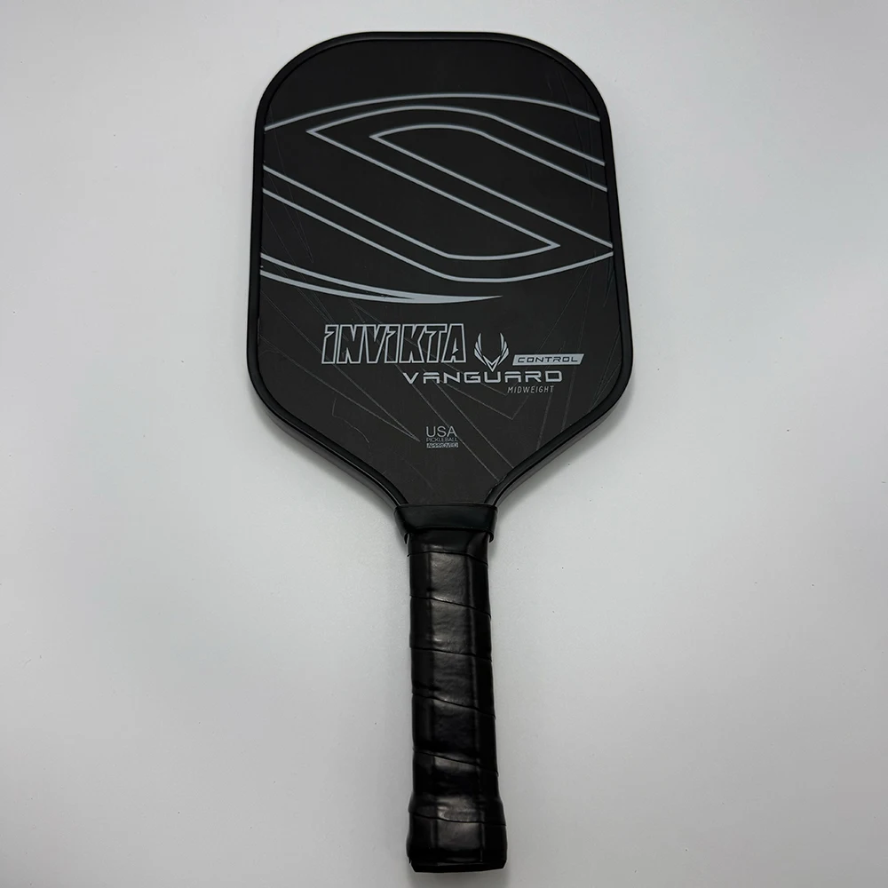 

USAPA Approved SLK Vanguard Control Invikta Elite Raw Carbon Fiber Thermoforming Pickleball Paddle Racket