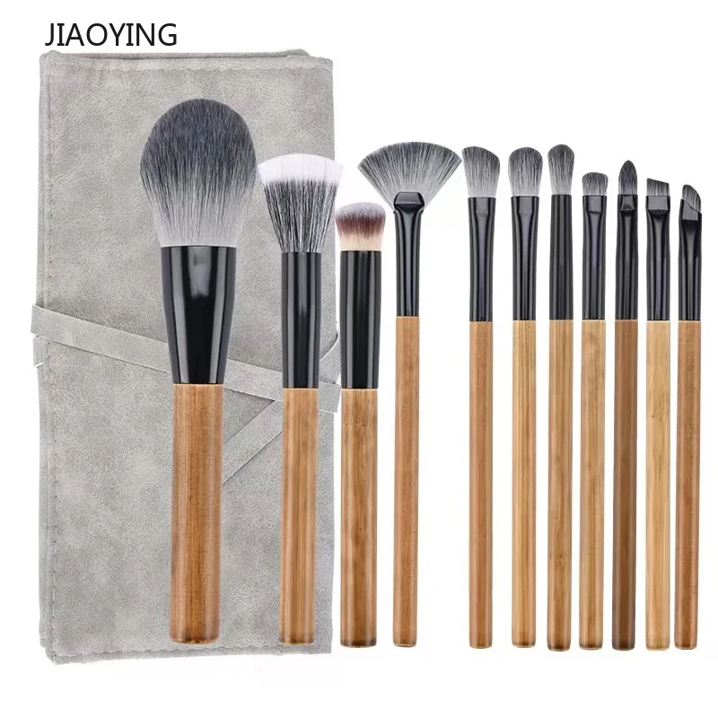 Professional Makeup Brushes Set 11 Pcs Soft Bristles for Beginners Foundation Brush  Makeup Brushes Set zestaw pędzli