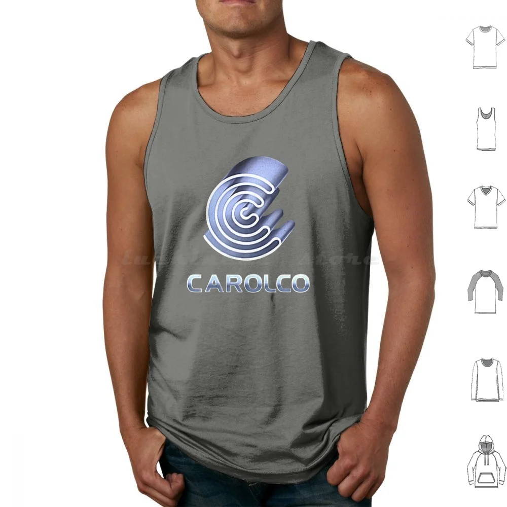 Carolco Old Tank Tops Vest Sleeveless Carolco Logo Carolco Picture Logo Carolco Movie Company Carolco Film Movie Memorabilia