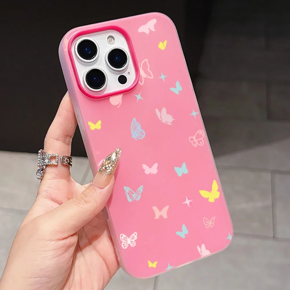 

Colorful Cute Butterfly Phone Case For Samsung Galaxy S26 S25 S24 S23 Ultra S21 FE S22Plus A57 A56 A55 A54 A34 A36 A35 A37 Cover