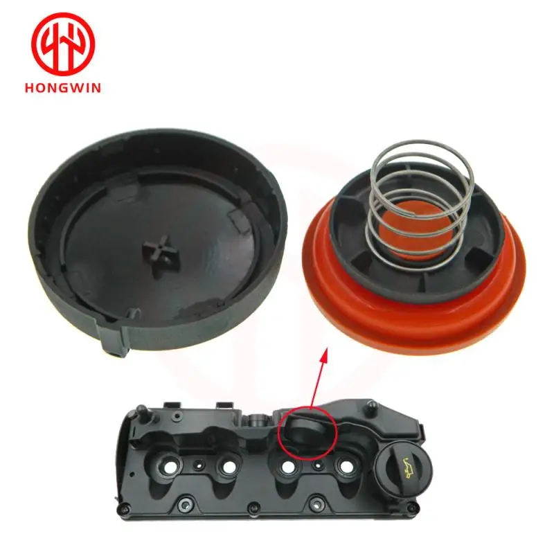 Nouveau Kit de réparation de couvercle de Valve PCV, capuchon de Valve avec Membrane pour VW Audi Seat Skoda VAG 1.6TDI, 2.0TDI, 3.0TDI 03L 103469 R R 059103470 COMME