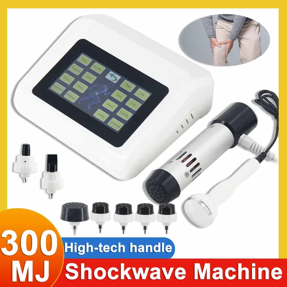 

Shockwave Therapy Machine With 7 Heads For ED Treatment Physiotherapy Shock Wave Device Body Pain Relife Ultrasonic Therapy Mach