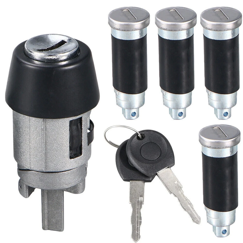 4pcs  Ignition Lock Cylinder Switch Ignition Lock Lock Cylinder Set For Transporter T4 90-03 357905855B 701837205