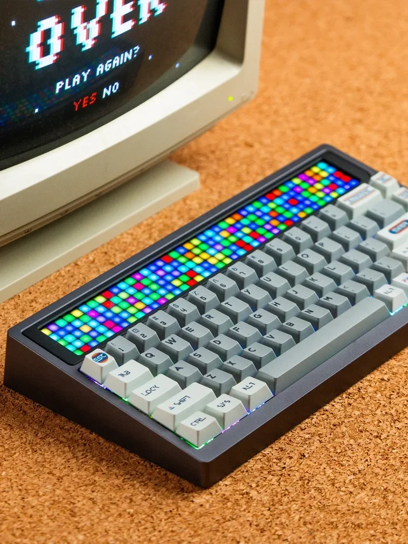 Customized mechanical keyboard High-end gift-giving three-mode wireless bluetooth mechanical keyboard