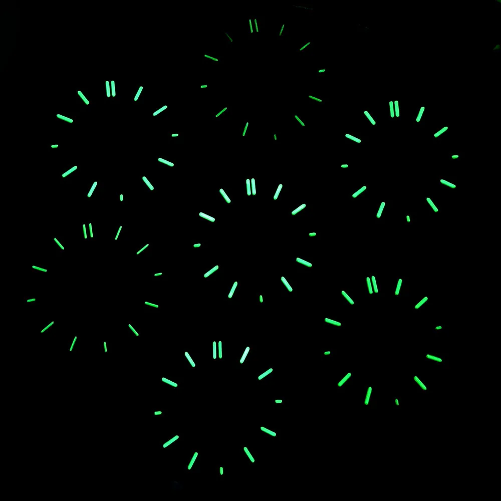 Циферблат VK63, 31,8 мм, НЕТ логотипа, циферблат с пандой, зеленый светящийся циферблат, подходит для часов с механизмом VK63, аксессуары, инструменты для ремонта