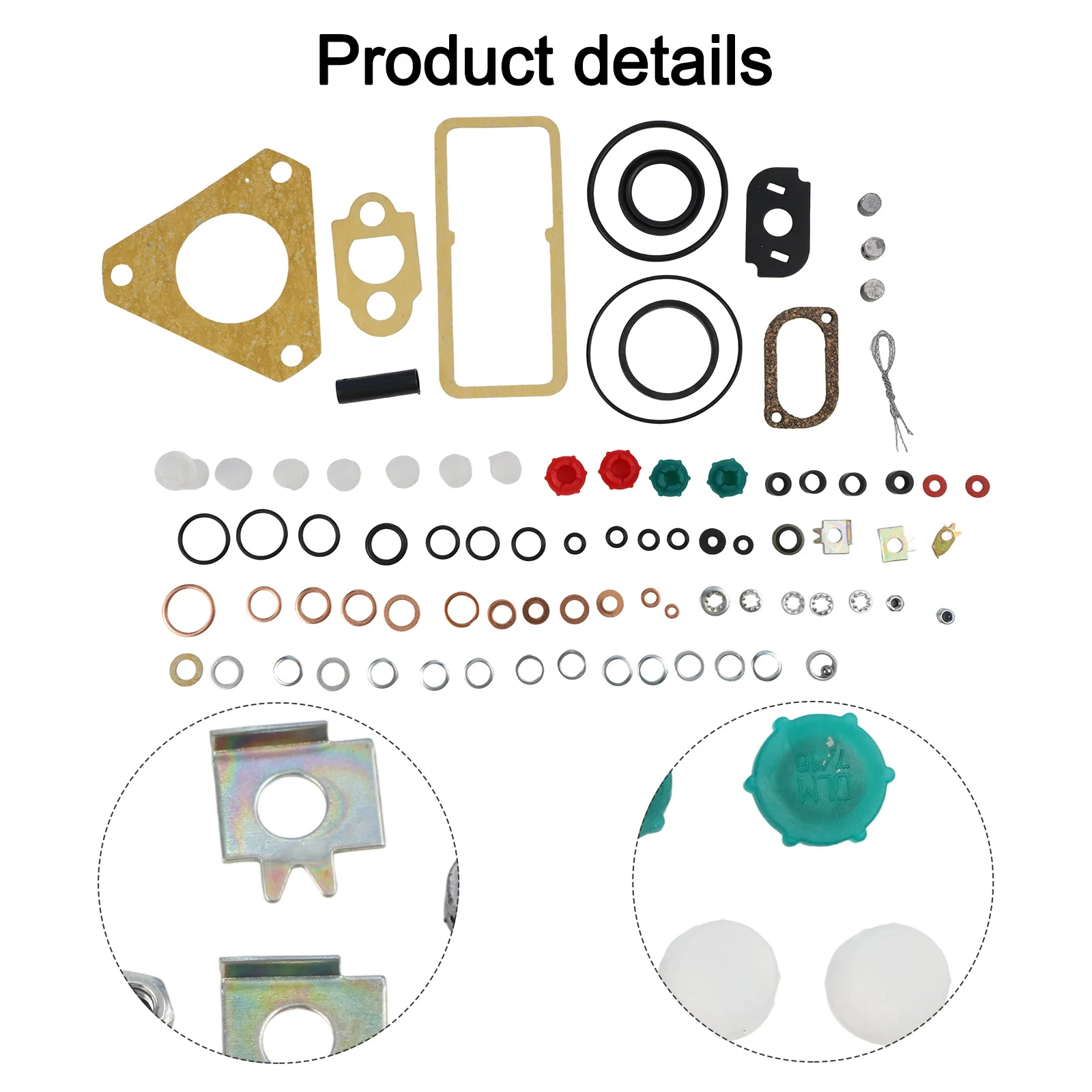 7135 110 Seal and Gasket Set for CAV Roto Diesel Injection Pump Compatible with 3 4 Cylinder Rotary Models 3 Bolt
