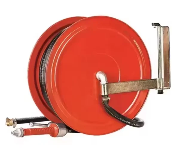 

Стационарная катушка для пожарного шланга из нержавеющей стали, австралийский стандарт, 19мм*36м, с поворотным кронштейном и портативной конструкцией для пожаротушения