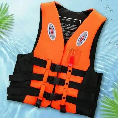 Imagen 2 del producto Chaleco salvavidas de neopreno para adultos y niños, chaleco salvavidas para deportes acuáticos, peces, deportes acuáticos, chaleco salvavidas de seguridad, kayak, barco, natación al aire libre, ropa de seguridad