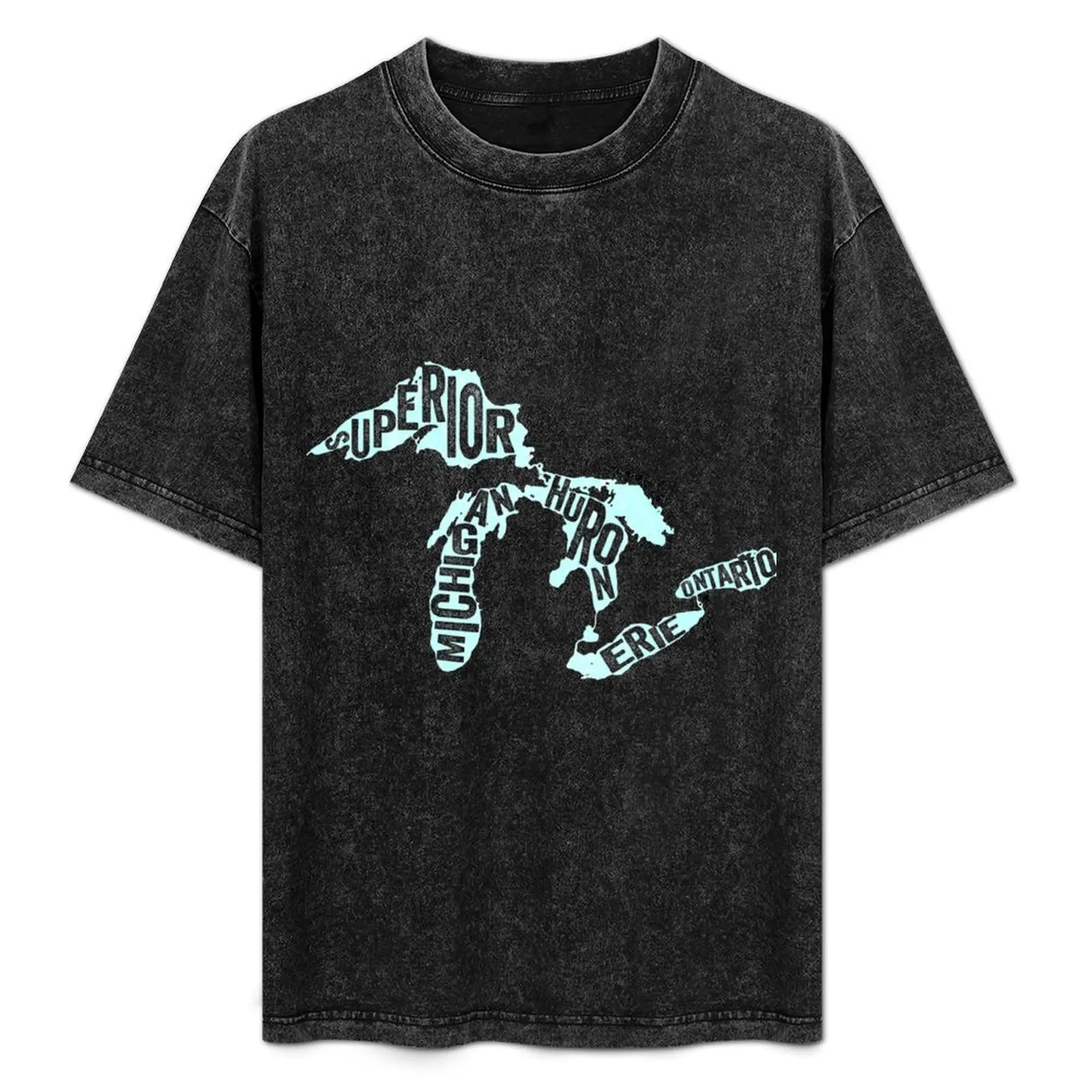 

Great Lakes Text T-Shirt Quick Dry Training Short Sleeve Tee