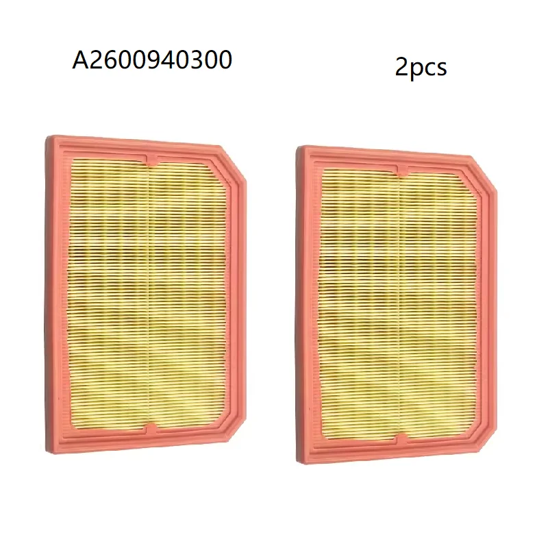 2pcs Air Filter For Mercedes Benz A220 A35 CLA250 CLA35 GLA250 GLA35 AMG GLB250 GLB35 2600940300  A2600940300