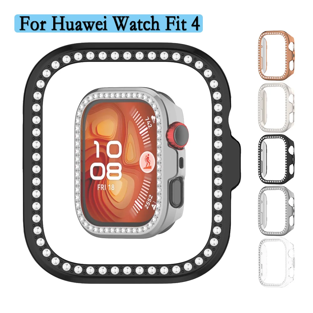 Per Huawei Watch Fit 4 Custodia cava Decorazione Custodia protettiva rigida per PC Supporto di ricarica con accessori per orologi Shell
