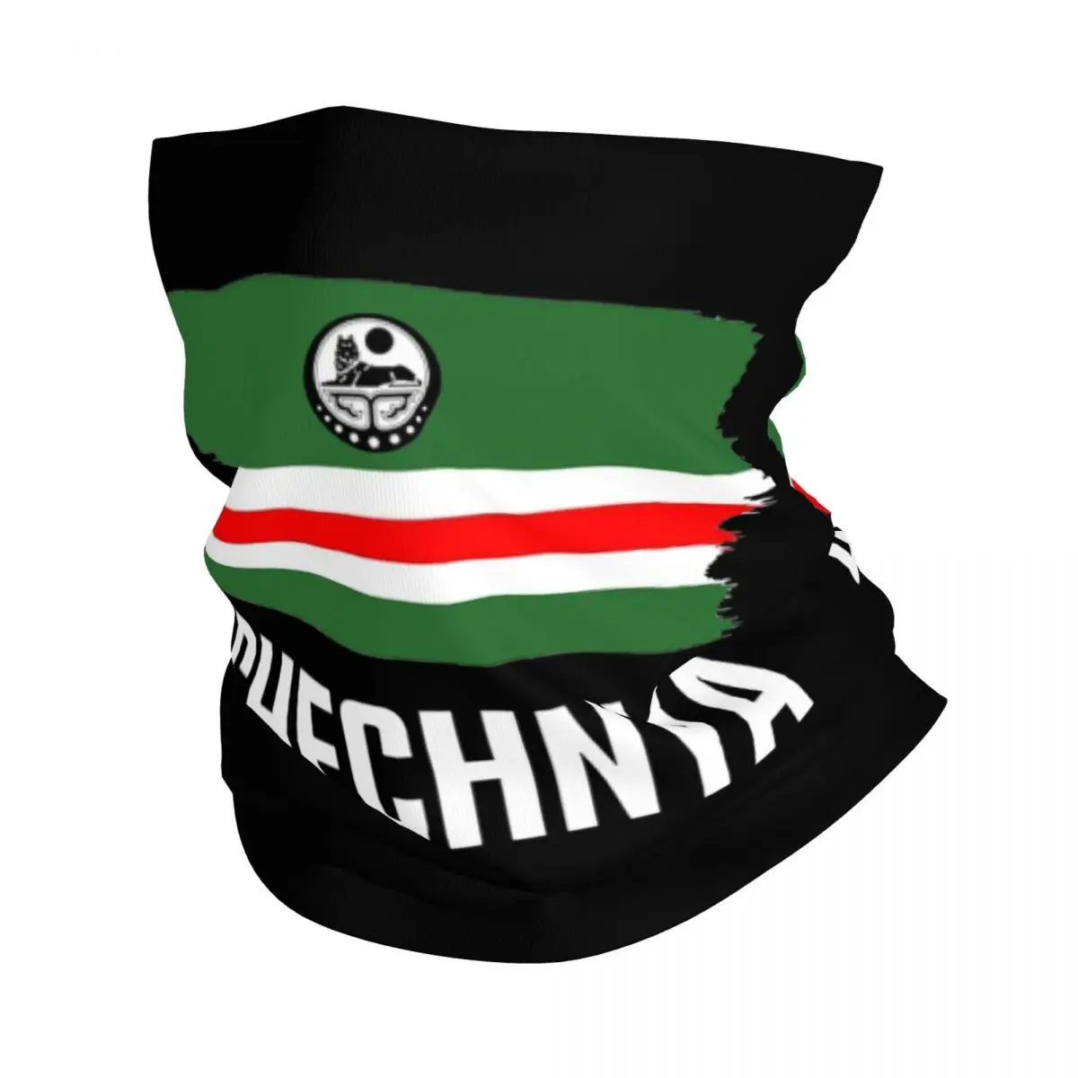 Chechnya Chechen Flag Bandana Neck Cover Printed Balaclavas Face Mask Scarf Multi-use Headwear Fishing for Men Women Windproof