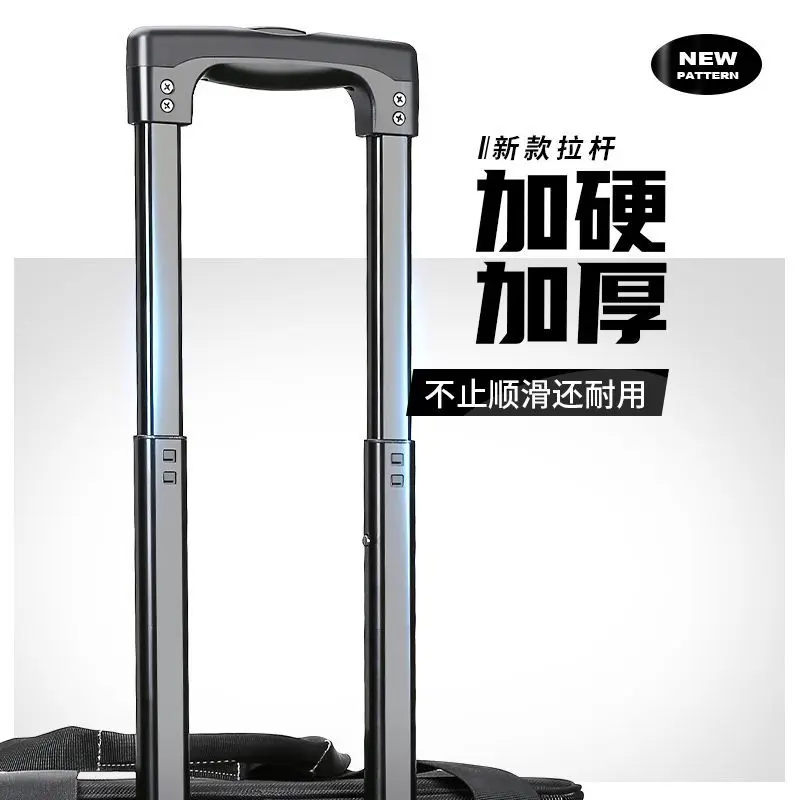 Tie Rod Type Toolbox Pulley Durable Large Multi-functional Wear-resistant Push-pull Tool  Wheel Moving Pulley