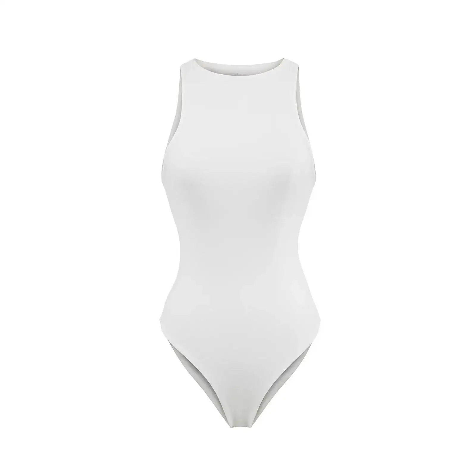 Body regata de verão sem mangas feminino casual 6 cores elástico slim top macacões