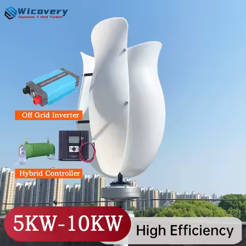 5000W 10000W 12V/24V/48V Wind Turbine Generator High Power Off Grid Inverter With Free MPPT Wind Controller for Home Use