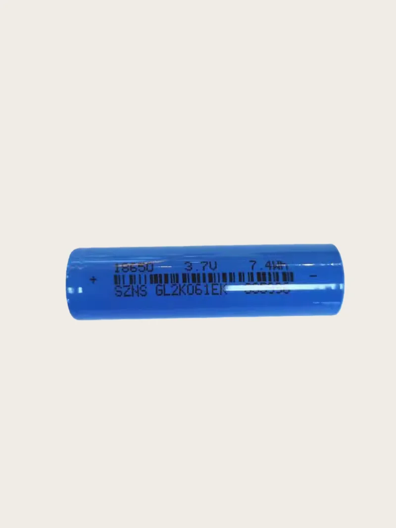 

3.7V Rechargeable Battery 18650 Lithium Battery 2000mAh Fan High-Intensity Flashlight Electric Mosquito Racket Flat-Top Power Ba