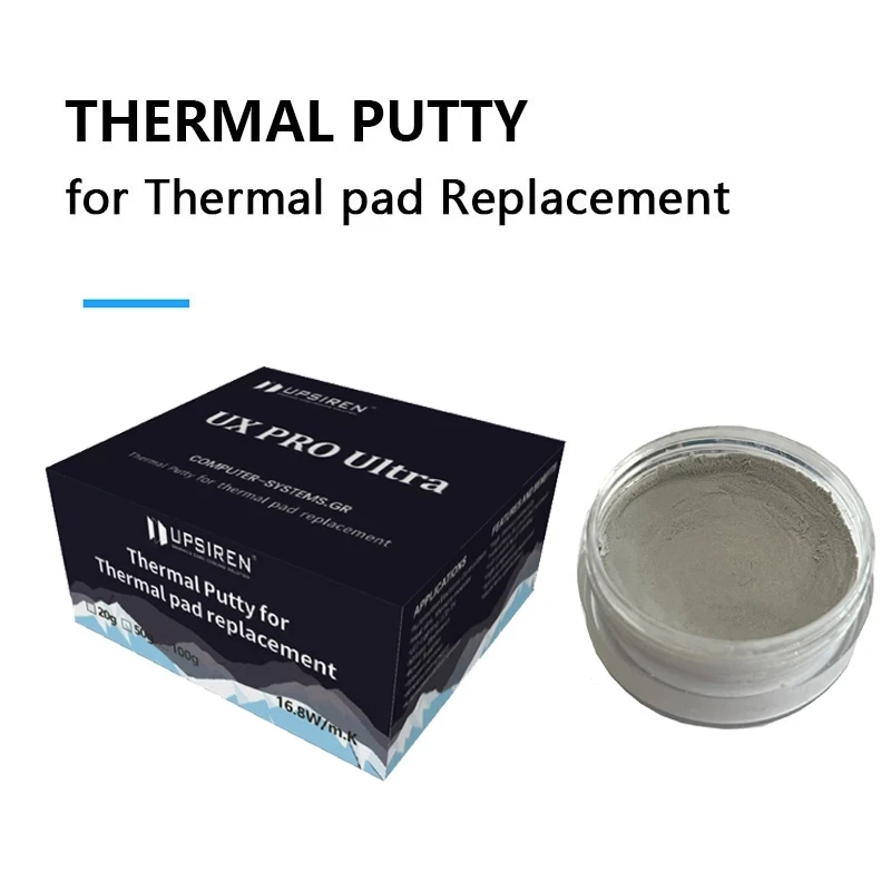 UPSIREN Thermal Putty U6/UX For VGA GPU IC Processor Rapid Cooling Thermal Pad Replacement Heat Blocking Putty High Performance