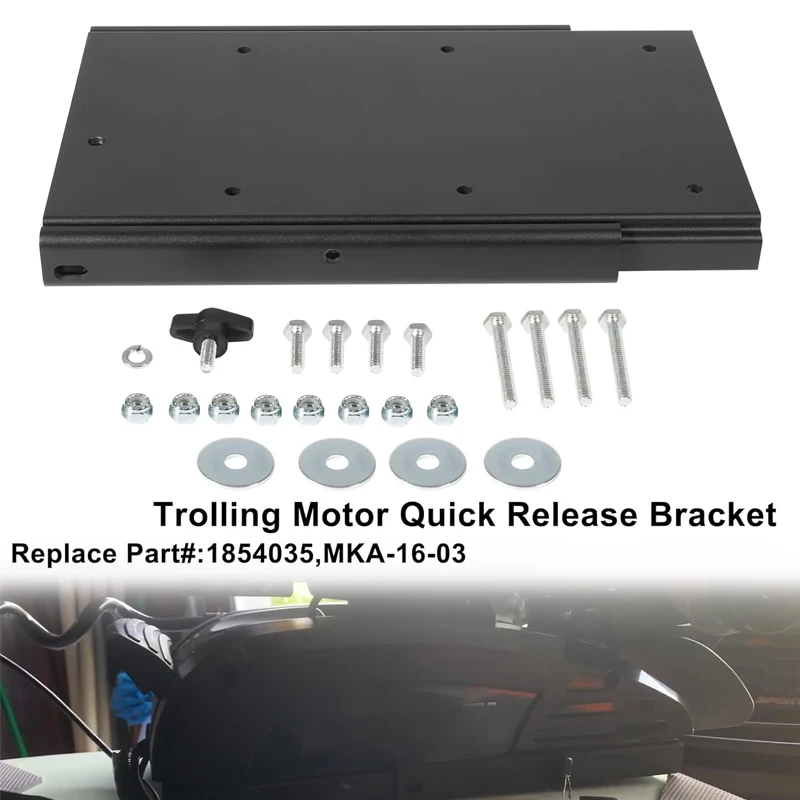 Marine Trolling Motor Quick Release Bracket 1854035 & MKA-16-03 For Ulterra, Terrova, PowerDrive/V2/Pontoon and Deckhand 40