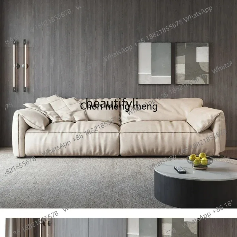 

lhy 26 new LBX Technology Fabric Sofa, Nordic Italian Light Luxury, Modern Minimalistic, Double Three Living Room, Small Apartme