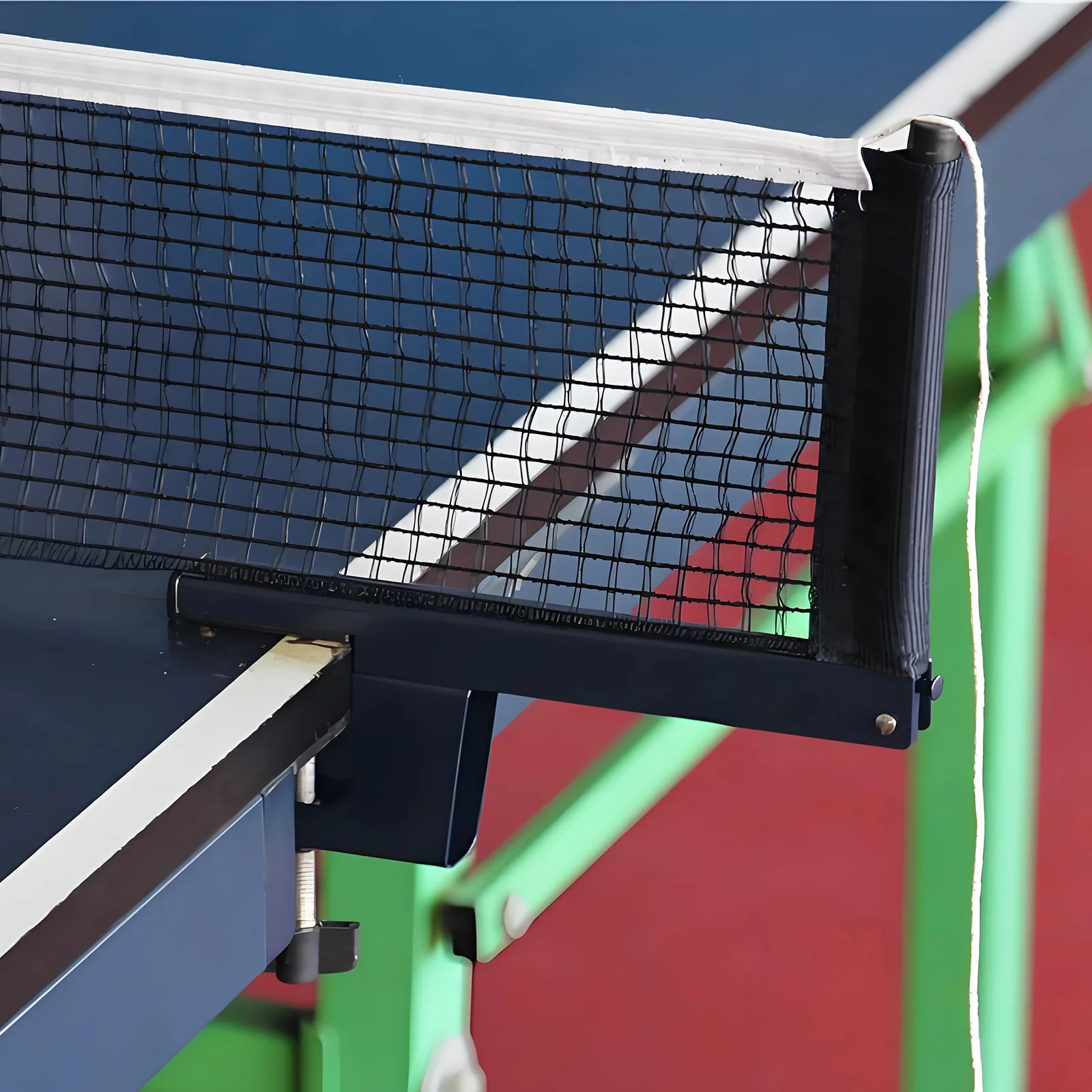 

Table Tennis Net Nylon Durable Adjustable Retractable for Competition Training Play Black Mesh