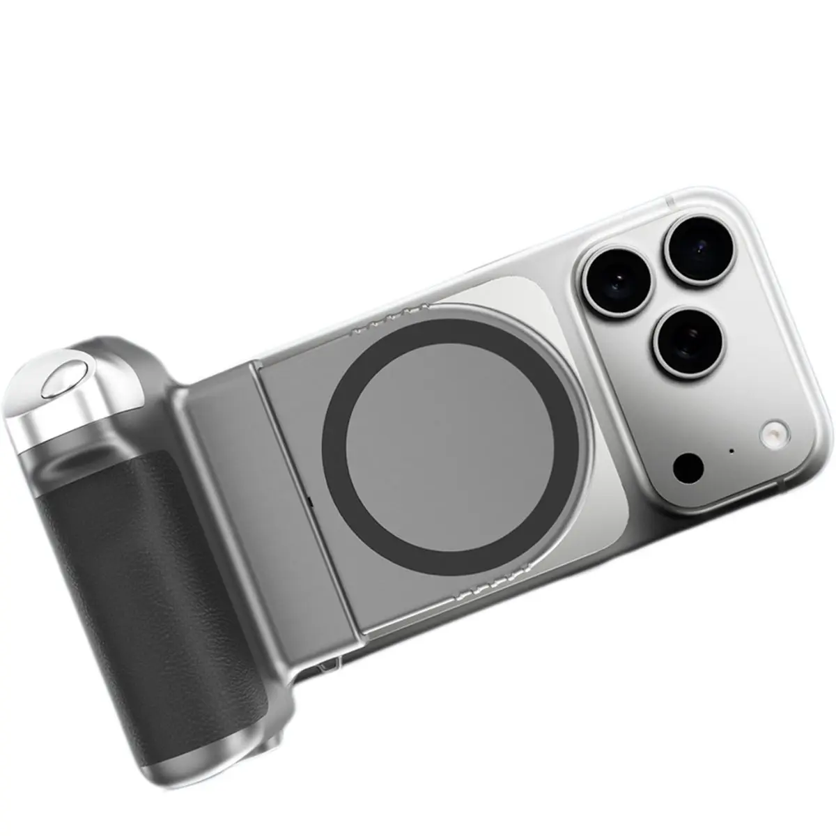 Bluetooth Shutter Phone Holder Camera Handle Grip Selfie Stabilizer with 1/4