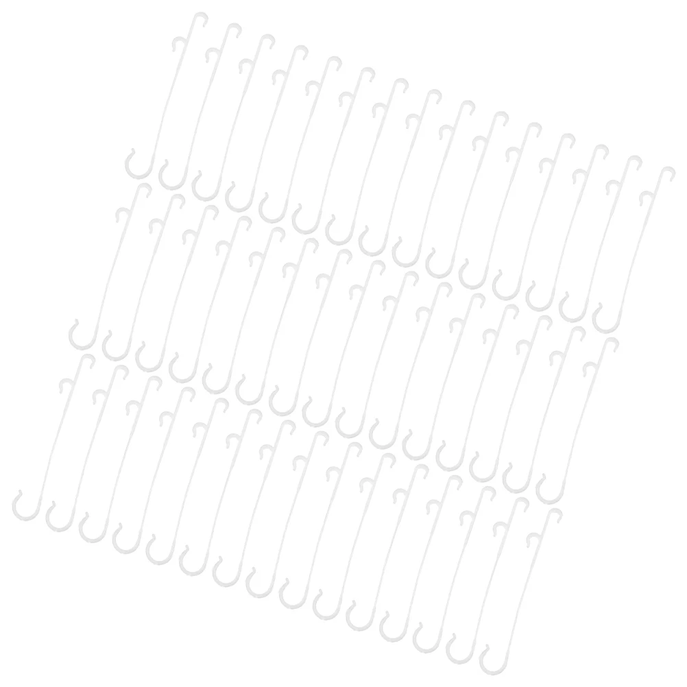 

100pcs Tomato Vegetable Support Clips Reusable Garden Plant Clamps Vine Hooks for Climbing Plants Plastic Supplies