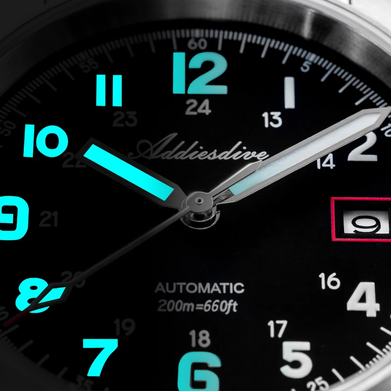 

ADDIESDIVE NH35 Automatic Mechanical Watches Sapphire Glass BGW9 Super Luminous 39mm Men Watches 20Bar Waterproof Reloj Hombre