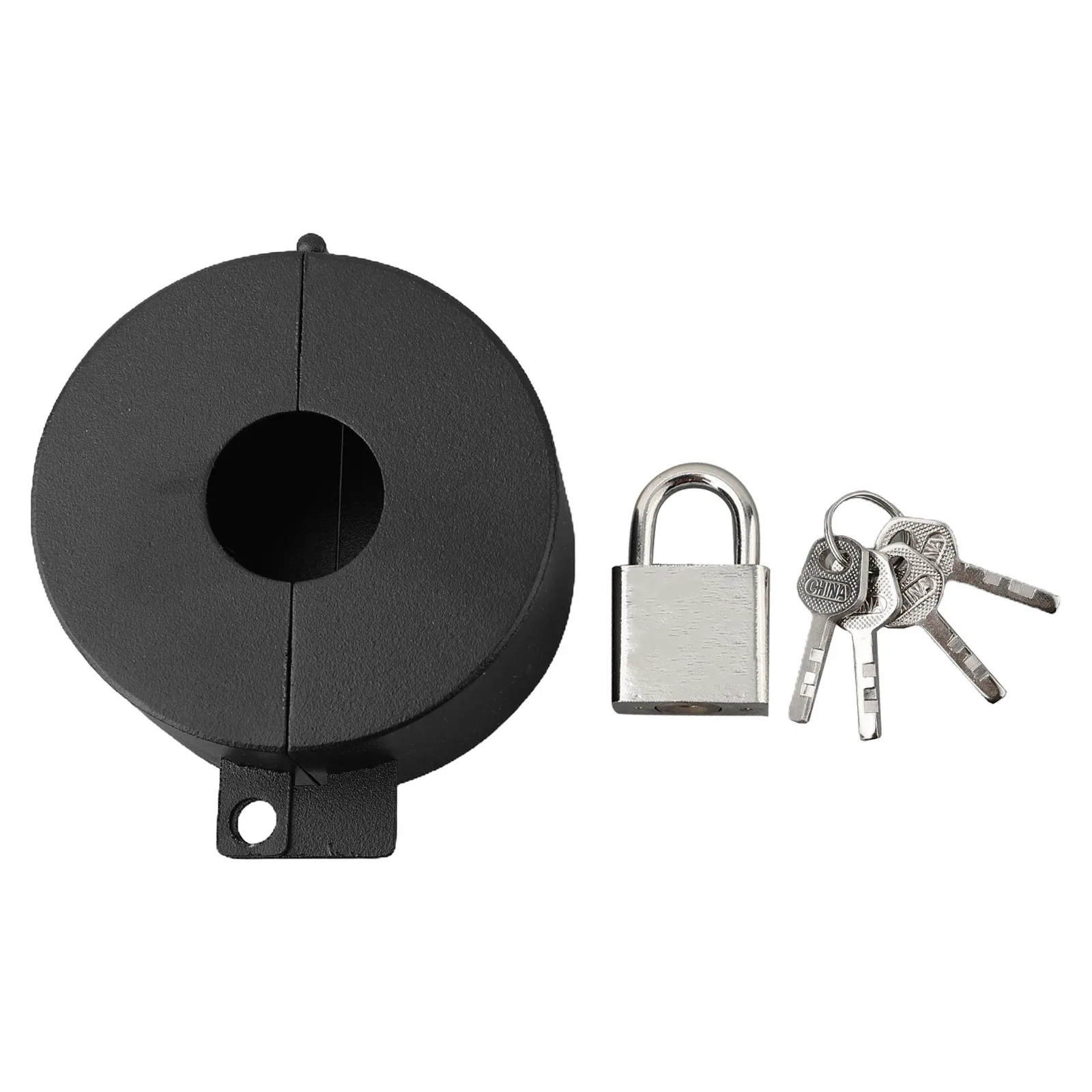 Outdoor Faucet Water Spigot Anti Theft Lock Gate Valve Locking Device Cover Set For Door Knob Outside Garden Oil