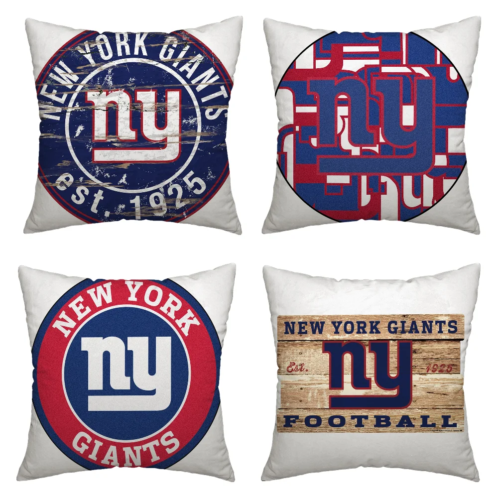 Throw Pillow Covers New York Giants Personalized Gift 45x45 Cushions Cover Decorative Cushion Decorative Pillows for Sofa Home