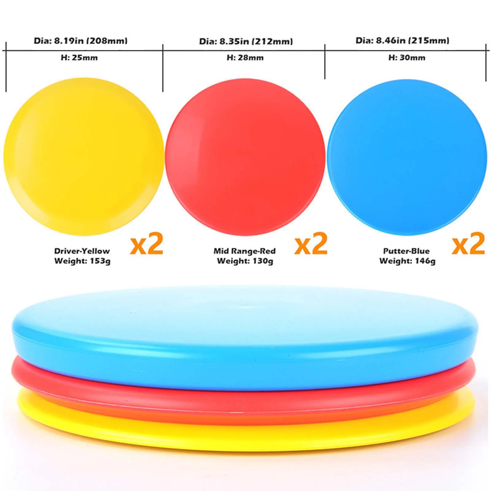 Flying Golf Discs for Beginner Withstand Rigorous Play with Quality Material Suitable for Disc Golf Enthusiast