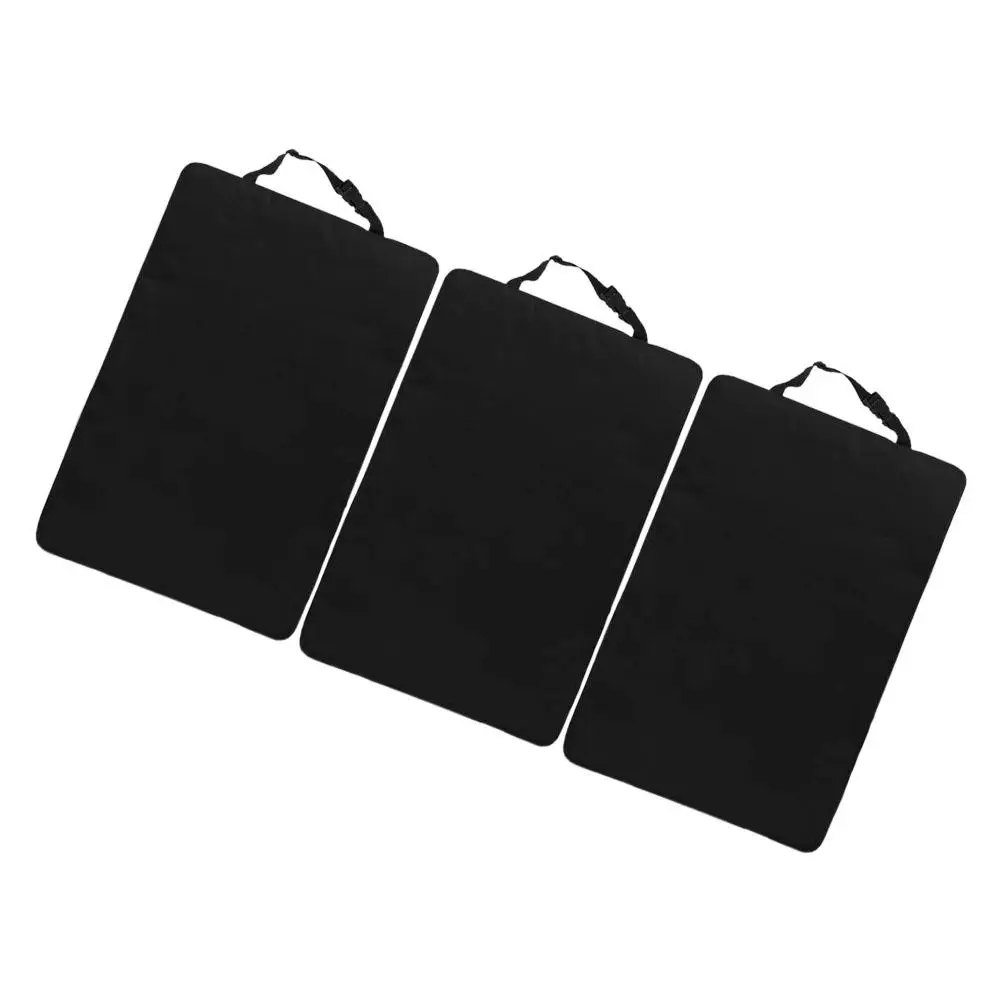 

3 Pcs Car Seat Back Kick Protectors Durable Oxford Cloth Anti Scratch Waterproof Covers for Child Long Lasting Cleanliness