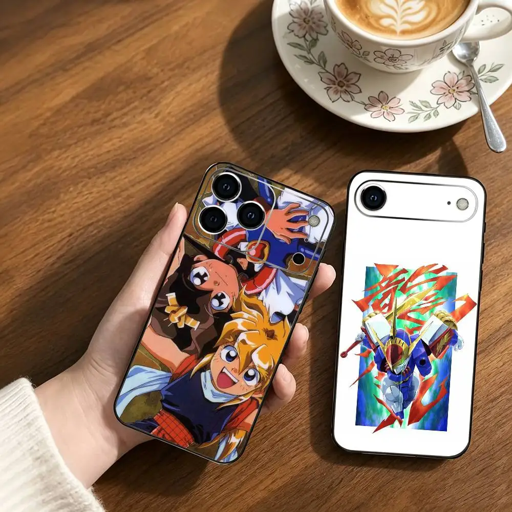 M-Mashin Hero Wataru Soft Black Shockproof Case For IPhone 17,16,15,14,13,12,11,XS,Plus Pro Max