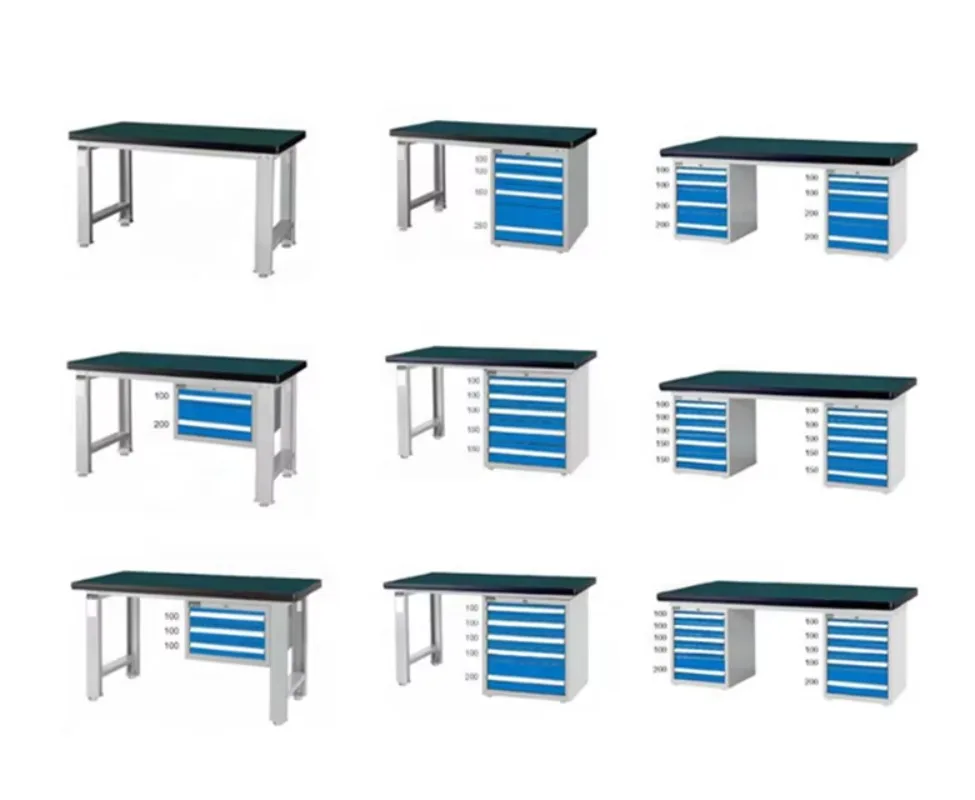 Stół warsztatowy przemysłowy, wytrzymały, antystatyczny (ESD)