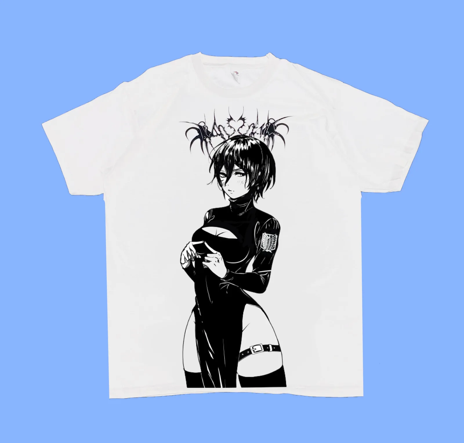 Anime Manga Attack on Titan «Mikasa» T-Shirt Custom