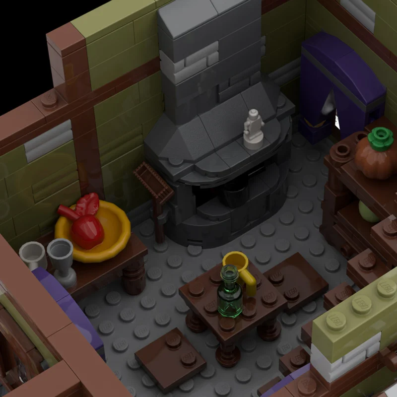 1681PCS MOC บ้านชาวนาชนบทชนบทพรีเมี่ยมคอทเทจ DIY ชุดอาคารบล็อกของเล่นวันเกิดของขวัญ