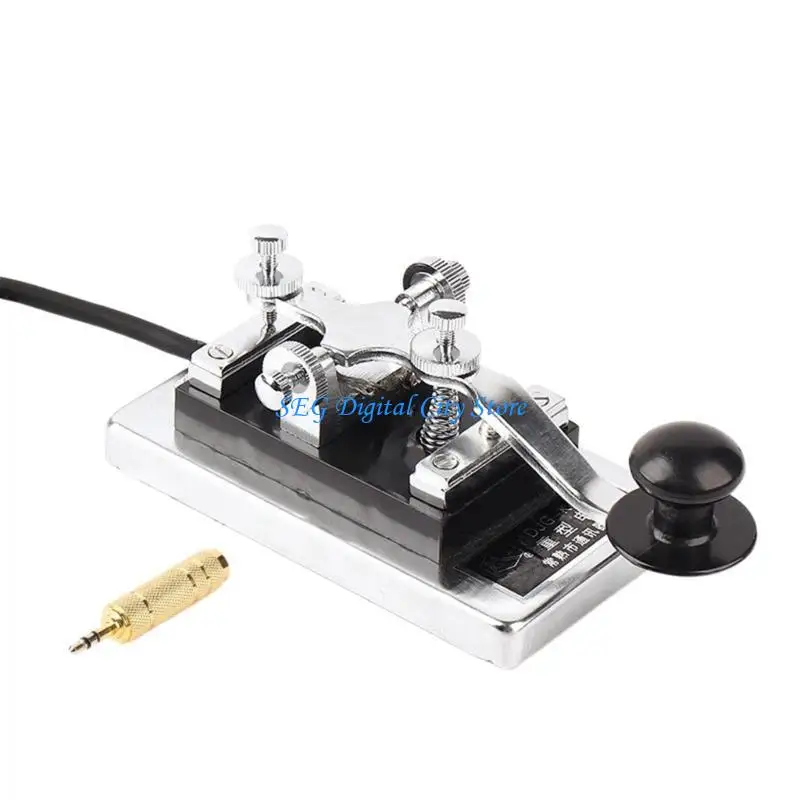 

U75B Stainless Steel CW TelegraphHand for Shortwave Radio Communication Teaching ShortWave Radio Morse Heavy-Duty