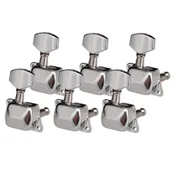 Zinc Alloy 6R Semiclosed Tuning Pegs Tuner Machine Head Electric Guitar Part Tuning Pegs Accessories